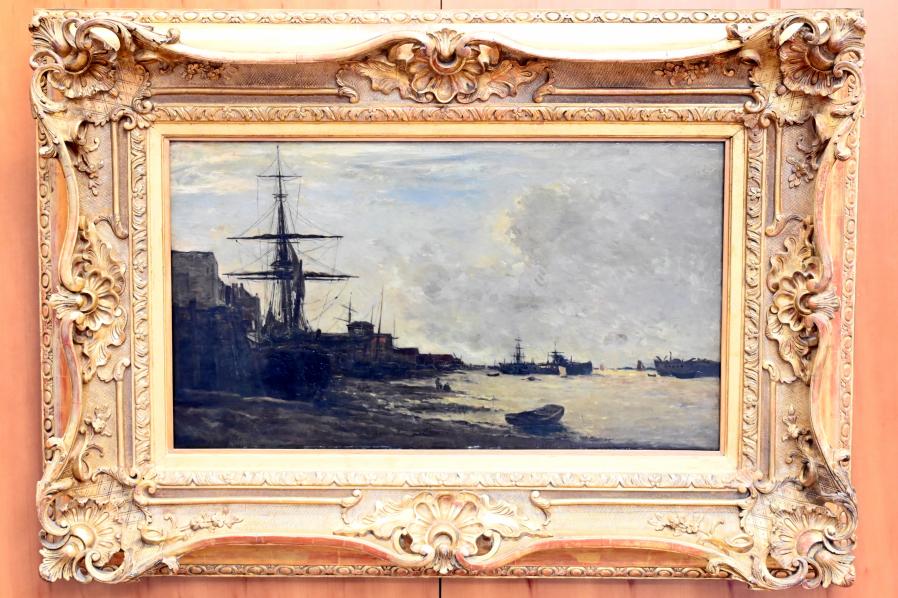 Charles-François Daubigny (1847–1876), Die Themse bei Erith in England, Paris, Musée du Louvre, Saal 948, 1866, Bild 1/2