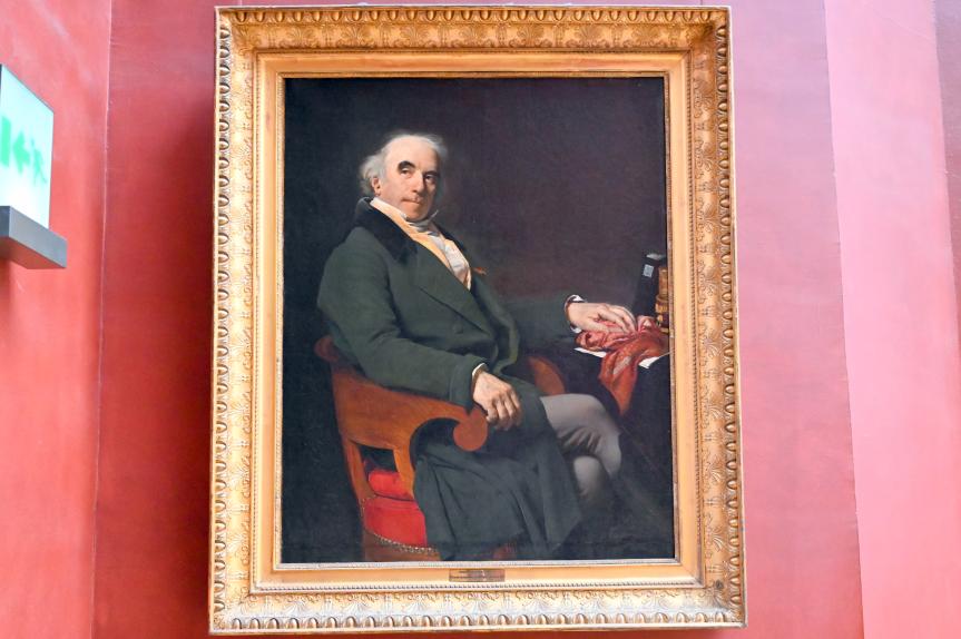 Amable Louis Claude Pagnest (1814–1816), Porträt des Chevalier Denys Germain de Nanteuil-Lanorville (1754-1834), Generalverwalter der Royal, Paris, Musée du Louvre, Saal 700, vor 1817, Bild 1/2