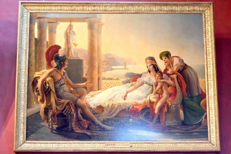 Pierre Narcisse Guérin (1798–1818), Aeneas erzählt Dido vom Unglück der Stadt Troja, Paris, Musée du Louvre, Saal 701, 1810