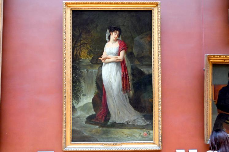 Antoine-Jean Gros (1795–1826), Posthumes Porträt der Christine Bonaparte, geb. Boyer (1771-1800), Paris, Musée du Louvre, Saal 702, 1800–1801, Bild 1/2