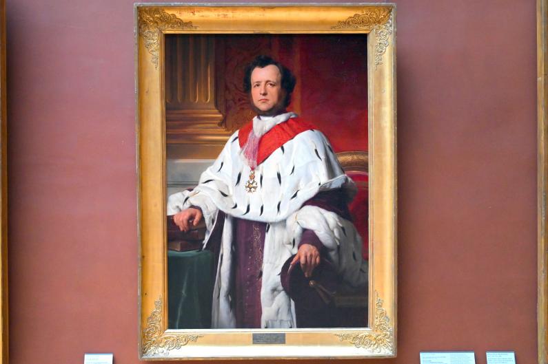 Paul Delaroche (1826–1855), Porträt des Grafen Narcisse-Achille de Salvandy (1795-1856), Großmeister der Universität, Minister für öffentliche Bildung, Paris, Musée du Louvre, Saal 702, 1845–1846