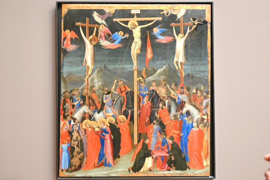 Giotto di Bondone (Giotto) (1298–1330), Kreuzigung, Paris, Musée du Louvre, Saal 708, um 1330, Bild 1/2
