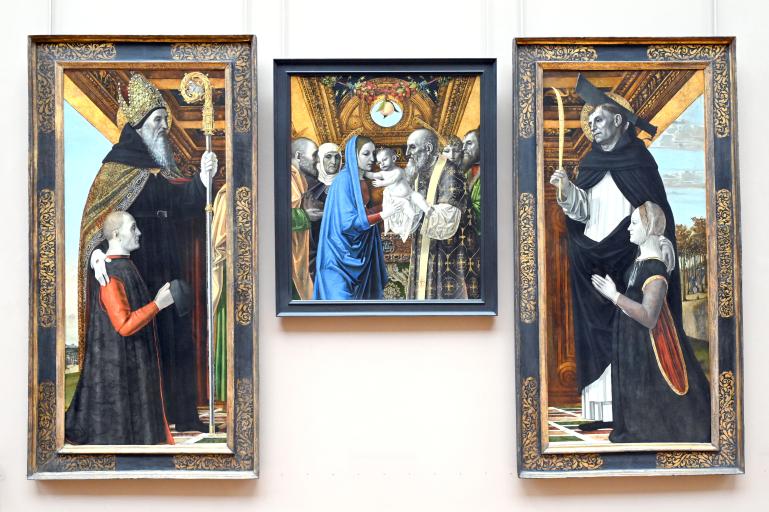 Ambrogio da Fossano (Bergognone) (1490–1516), Darstellung des Herrn, Paris, Musée du Louvre, Saal 710c, um 1494, Bild 1/5