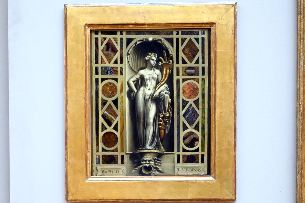 Giulio Romano (Giulio Pippi) (1515–1537), Ceres, römische Göttin der Fruchtbarkeit, auch bekannt als Überfluss, Paris, Musée du Louvre, Saal 710e, um 1516–1518, Bild 1/2