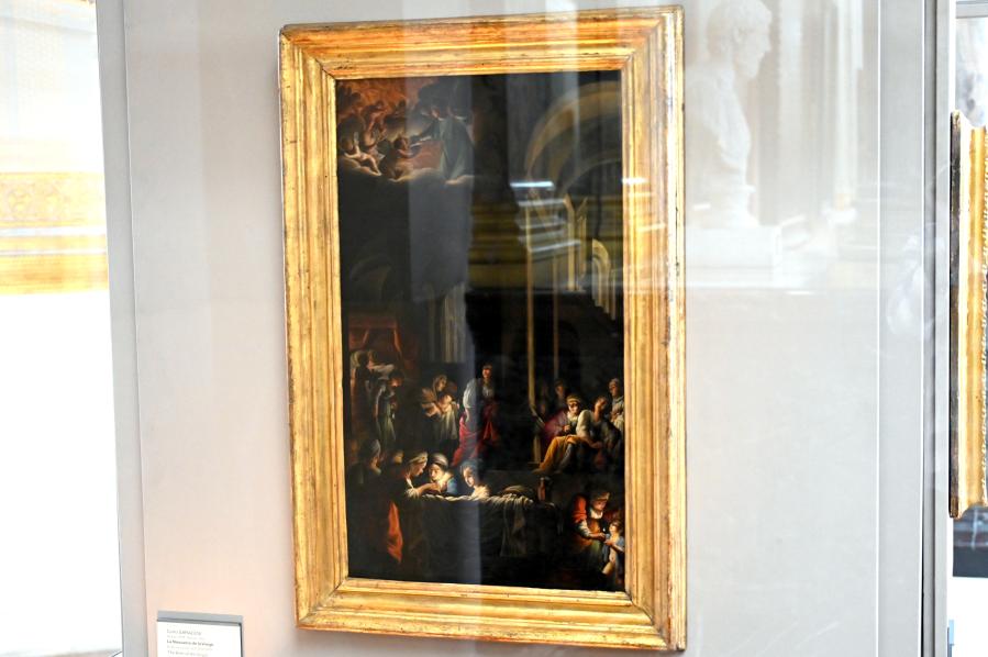 Carlo Saraceni (1598–1617), Mariä Geburt, Paris, Musée du Louvre, Saal 716a, um 1616–1619, Bild 1/2