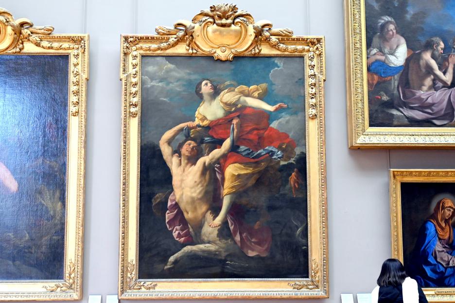Guido Reni (1596–1641), Der Kentaur Nessus entführt Deianira, Mantua, Villa La Favorita, jetzt Paris, Musée du Louvre, Saal 716a, um 1617–1621