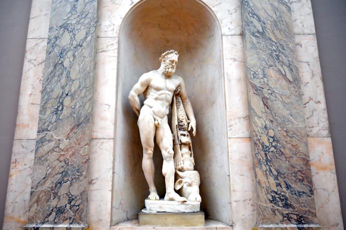Herkules, Paris, Musée du Louvre, Saal 710j, 2. Jhd., Bild 1/2
