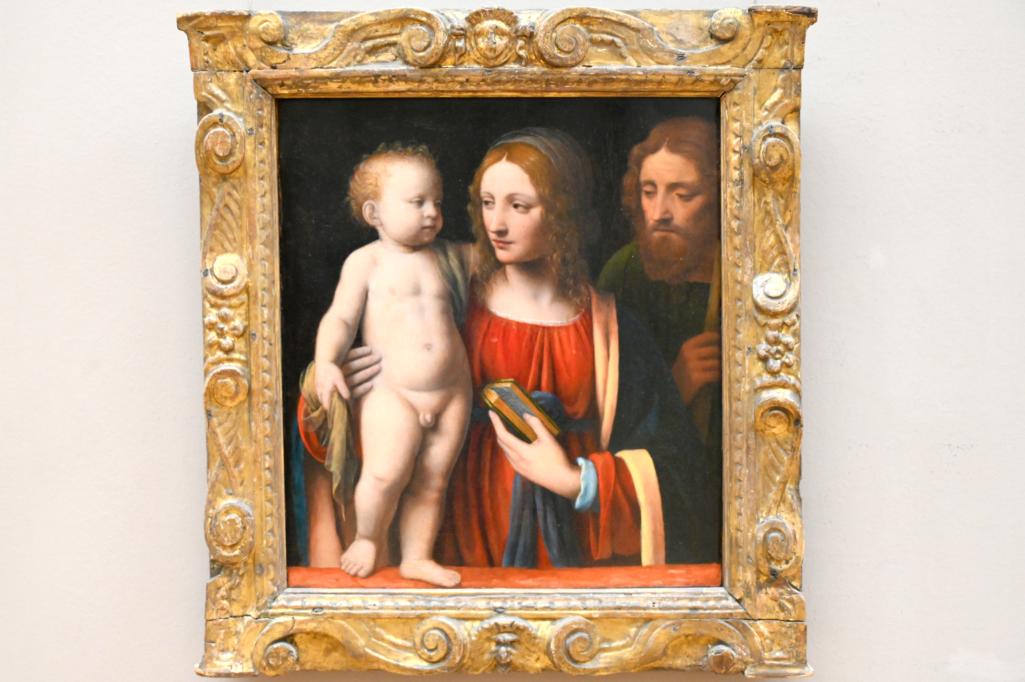 Bernardino Luini (1510–1527), Die Heilige Familie, Paris, Musée du Louvre, Saal 710f, um 1510–1515, Bild 1/2