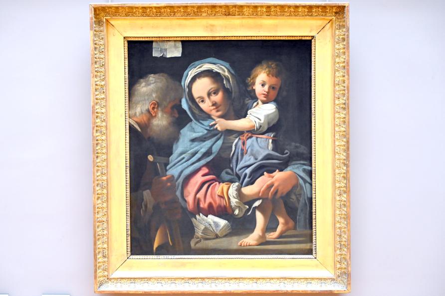 Bartolomeo Schedoni (1596–1615), Heilige Familie, Paris, Musée du Louvre, Saal 716e, um 1610–1612, Bild 1/2