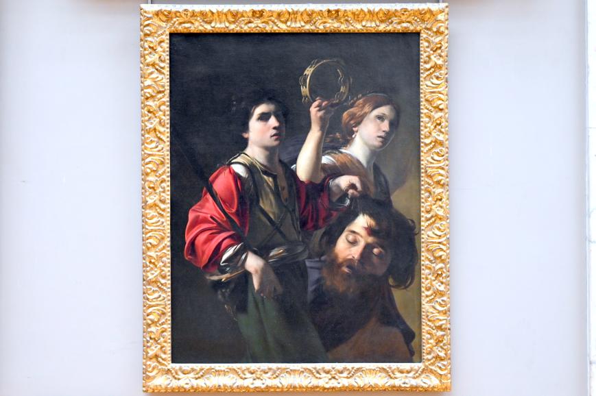 Bartolomeo Manfredi (1609–1618), Der Triumph Davids, Paris, Musée du Louvre, Saal 716e, um 1615, Bild 1/2