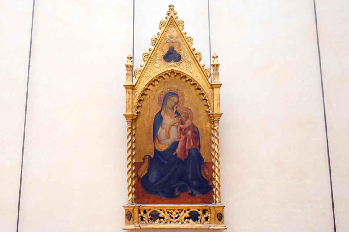 Lorenzo Monaco (Piero di Giovanni) (1387–1415), Madonna der Demut, Paris, Musée du Louvre, Saal 709, um 1415, Bild 1/2