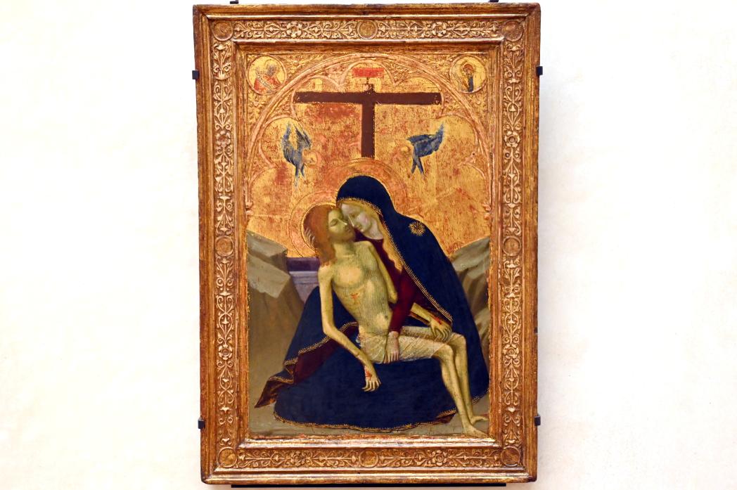 Meister der Pietà (1350), Pietà, Paris, Musée du Louvre, Saal 709, um 1350, Bild 1/2