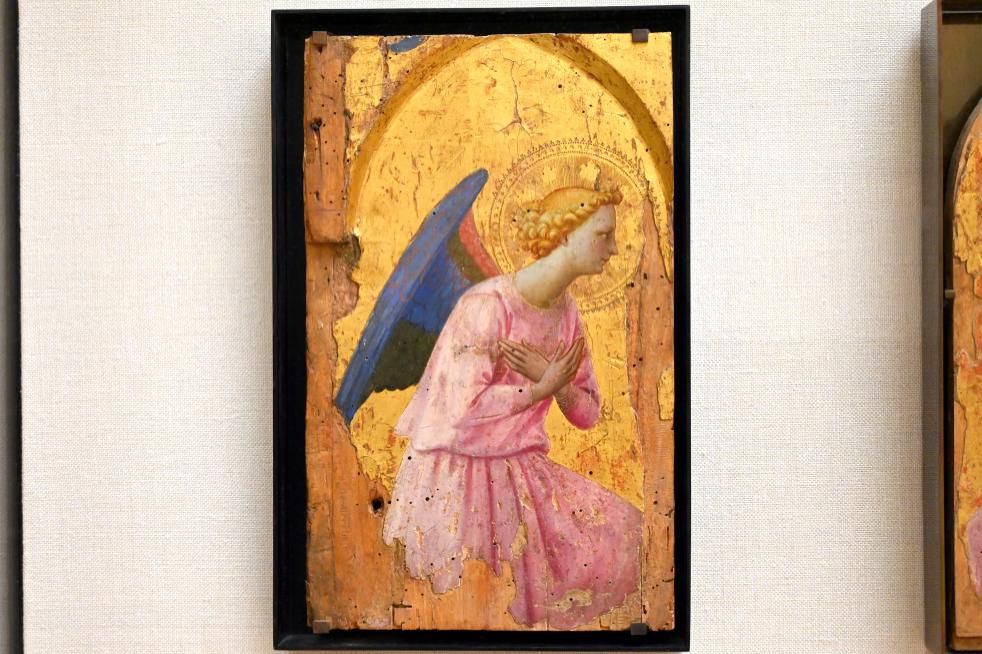 Fra Angelico (Guido di Pietro) (1421–1447), Anbetungsengel, Paris, Musée du Louvre, Saal 709, um 1430–1440, Bild 1/2