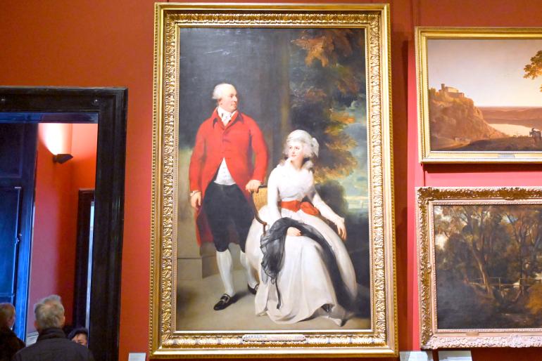 Thomas Lawrence (1789–1825), Porträt von Herrn und Frau John Julius Angerstein, Paris, Musée du Louvre, Saal 713, um 1792