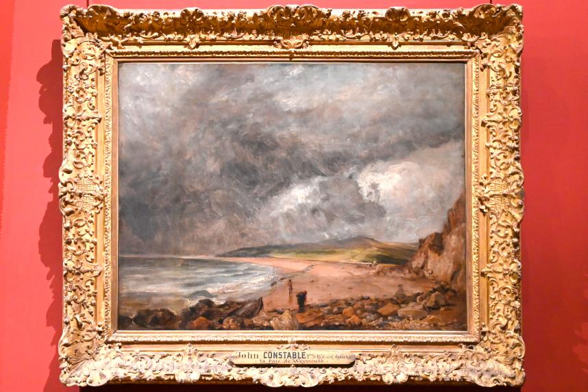 John Constable (1804–1850), Die Weymouth Bay vor dem Sturm, Paris, Musée du Louvre, Saal 713, vor 1830, Bild 1/2