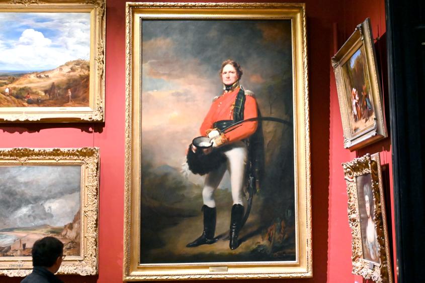 Henry Raeburn (1776–1820), Porträt des Major James Lee Harvey (ca. 1780-1849), Paris, Musée du Louvre, Saal 713, um 1820, Bild 1/2
