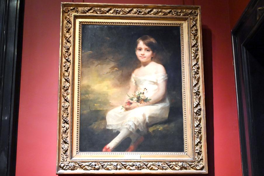 Henry Raeburn (1776–1820), Kleines Mädchen mit Blumen (Die Unschuld), Paris, Musée du Louvre, Saal 713, um 1810, Bild 1/2