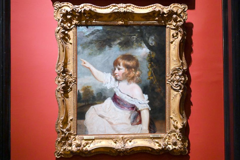 Joshua Reynolds (1754–1789), Porträt der Master Hare (Die Kindheit), Paris, Musée du Louvre, Saal 713, 1789, Bild 1/2