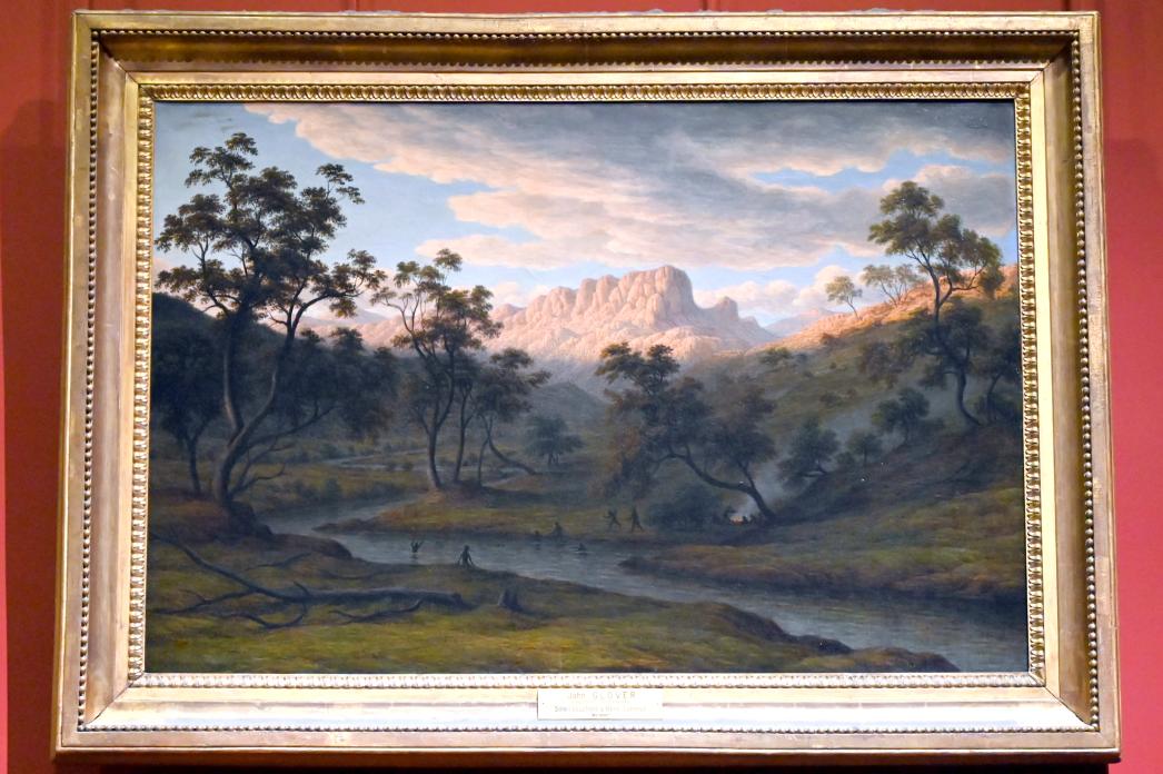 John Glover (1840), Sonnenuntergang in Ben Lomond (Tasmanien, Australien), Paris, Musée du Louvre, Saal 713, 1840, Bild 1/2