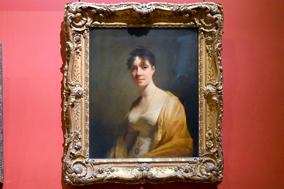 Henry Raeburn (1776–1820), Porträt der Barbara Shaw, die 1805 Frau George Joseph Bell wurde, Paris, Musée du Louvre, Saal 713, um 1806, Bild 1/2