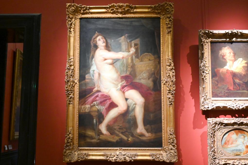 Peter Paul Rubens (1598–1640), Tod der Dido, Paris, Musée du Louvre, Saal 714, um 1635–1638, Bild 1/2