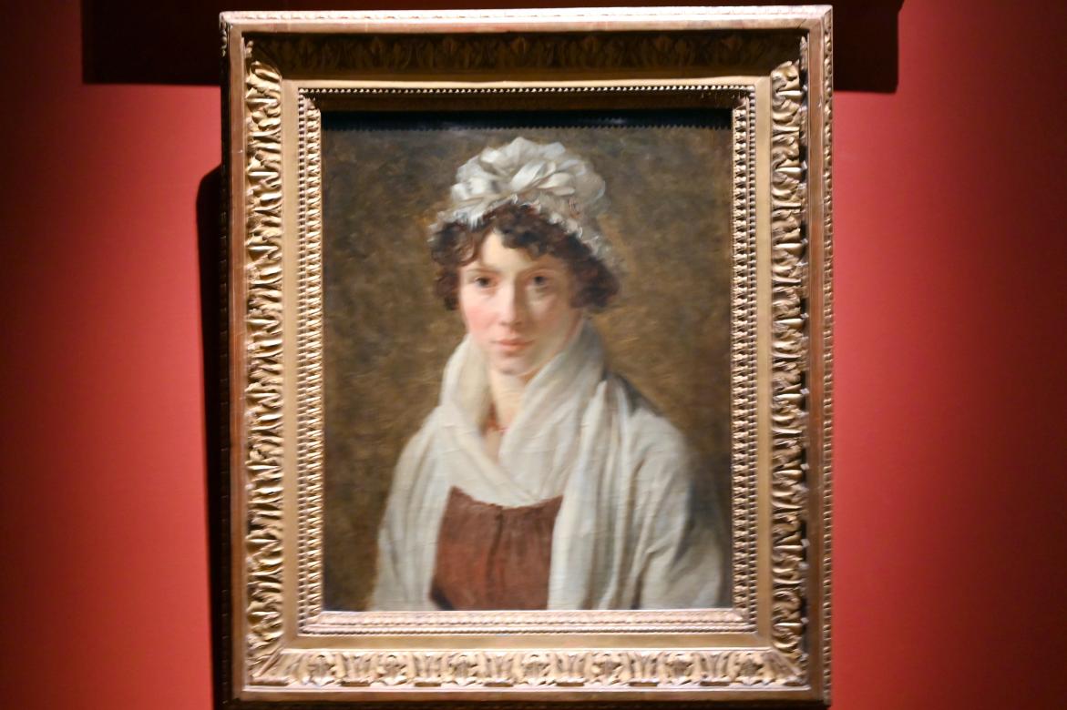 François Gérard (1794–1824), Porträt der Madame Lecerf, Cousine des Künstlers, Paris, Musée du Louvre, Saal 714, 1794, Bild 1/2