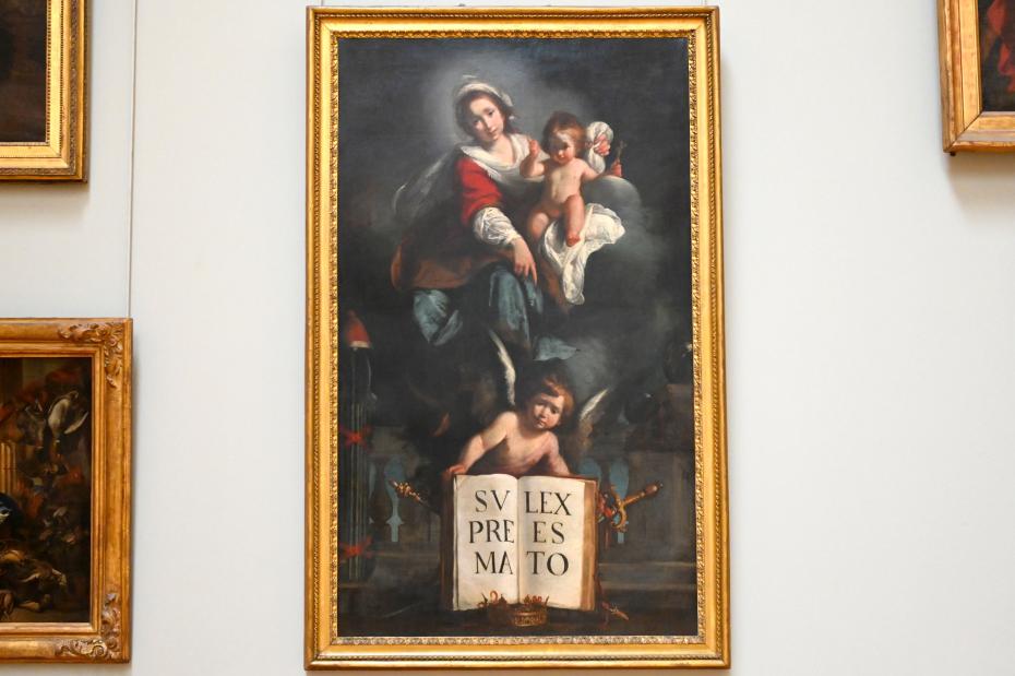 Bernardo Strozzi (1622–1644), Madonna der Gerechtigkeit, Genua, Palazzo Ducale, jetzt Paris, Musée du Louvre, Saal 717, um 1620–1625, Bild 1/2