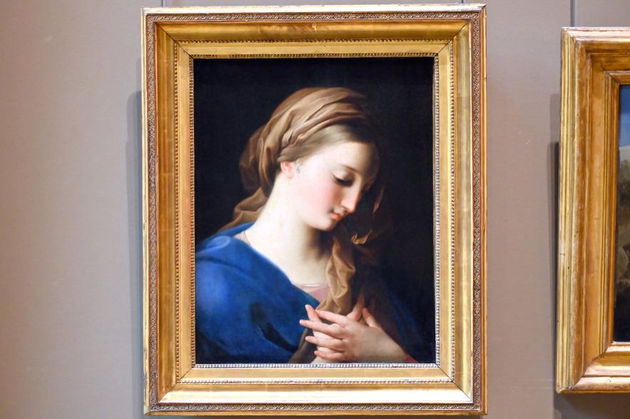 Pompeo Girolamo Batoni (1732–1785), Die Jungfrau der Verkündigung, Paris, Musée du Louvre, Saal 718, um 1741–1742