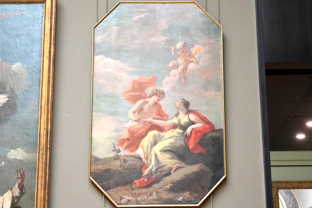 Giovanni Antonio Pellegrini (1710–1736), Bacchus und Ariane, Paris, Musée du Louvre, Saal 718, um 1720–1721, Bild 1/2