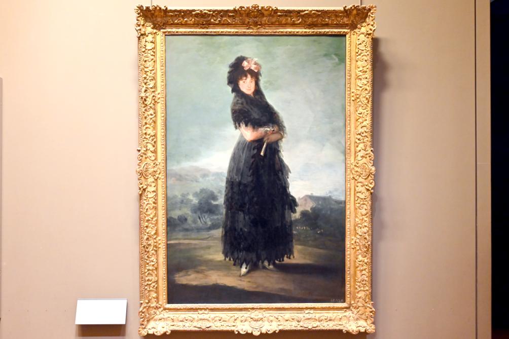 Francisco de Goya (Francisco José de Goya y Lucientes) (1779–1820), Porträt der Mariana Waldstein (1763-1808), neunte Marquise von Santa Cruz, Paris, Musée du Louvre, Saal 719, um 1800