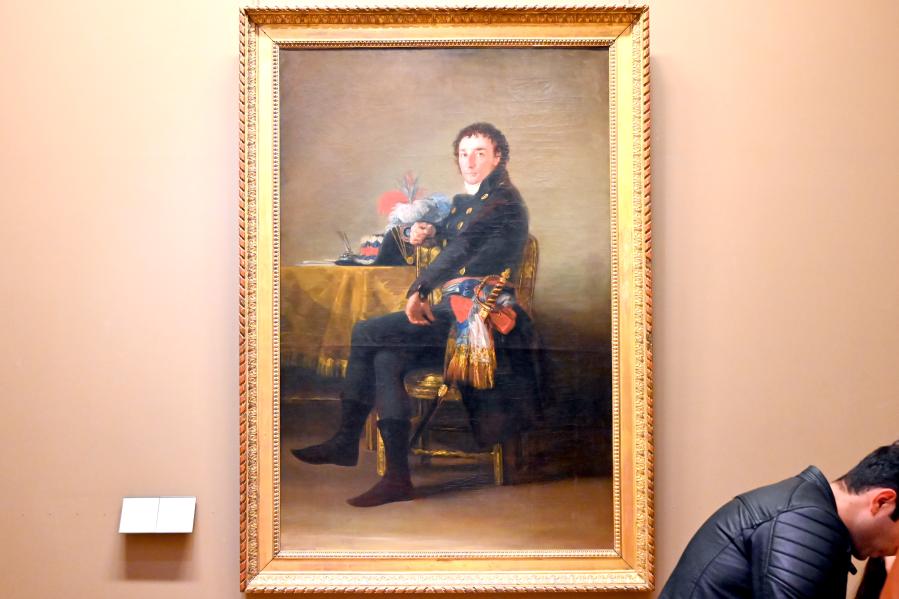 Francisco de Goya (Francisco José de Goya y Lucientes) (1779–1820), Porträt des Ferdinand Guillemardet (1765-1809), französischer Botschafter in Spanien, Paris, Musée du Louvre, Saal 719, 1799