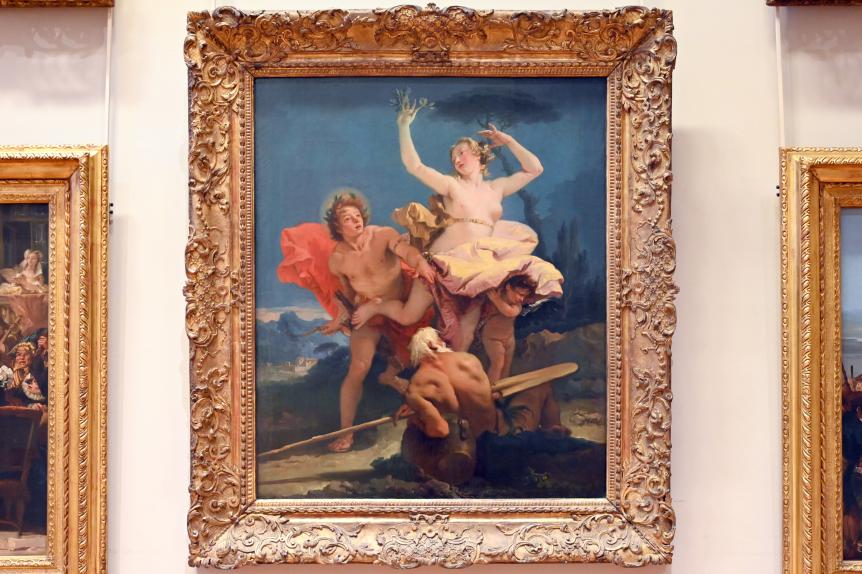 Giovanni Battista Tiepolo (1715–1785), Apollo und Daphne, Paris, Musée du Louvre, Saal 725, um 1743–1744, Bild 1/2