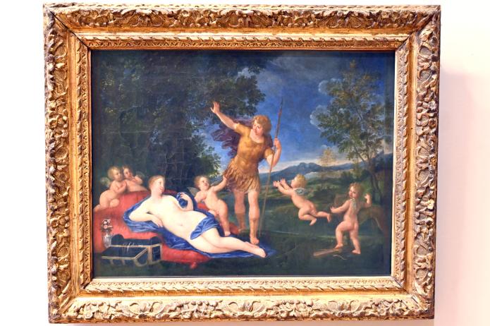 Francesco Albani (1599–1655), Venus und Adonis, Paris, Musée du Louvre, Saal 727, um 1630–1640, Bild 1/2