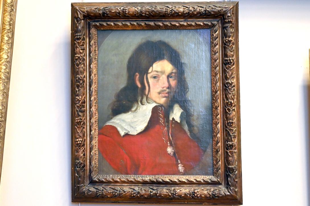 Bernardo Strozzi (1622–1644), Porträt eines jungen Mannes, Paris, Musée du Louvre, Saal 728, um 1635, Bild 1/2