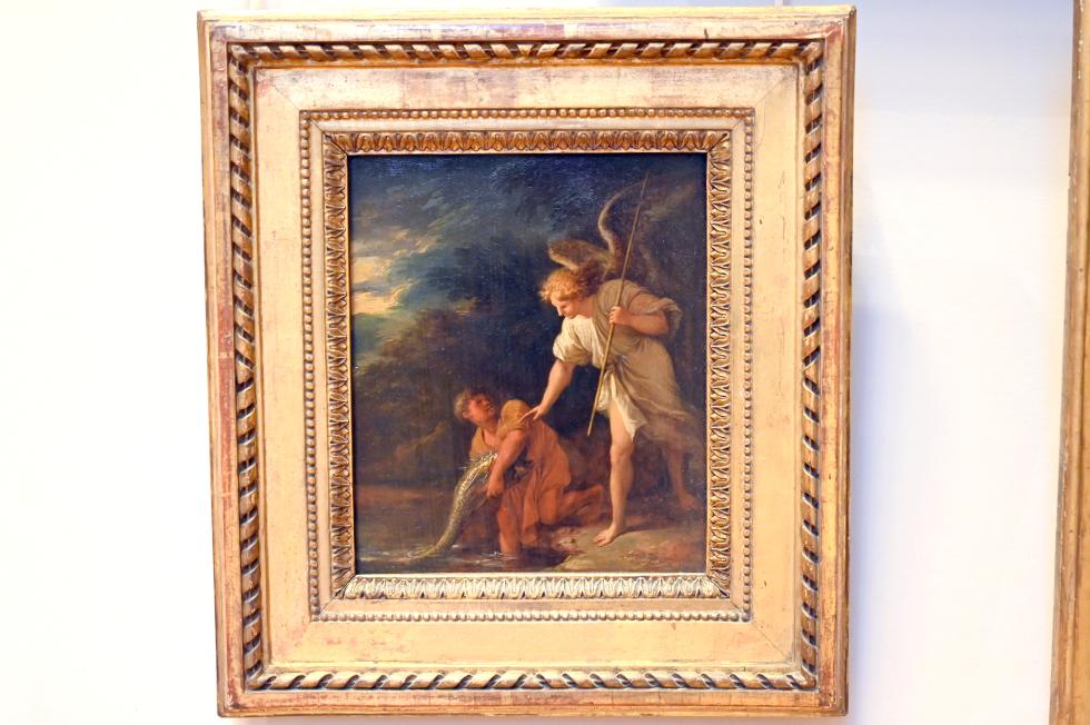 Salvator Rosa (1641–1668), Tobias und der Engel, Paris, Musée du Louvre, Saal 729, um 1660–1670, Bild 1/2