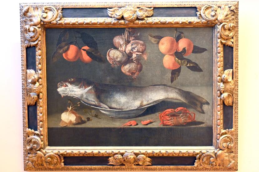 Baltazar Gomes Figueira (1645), Stillleben mit einem Fisch, Paris, Musée du Louvre, Saal 733, 1645, Bild 1/2
