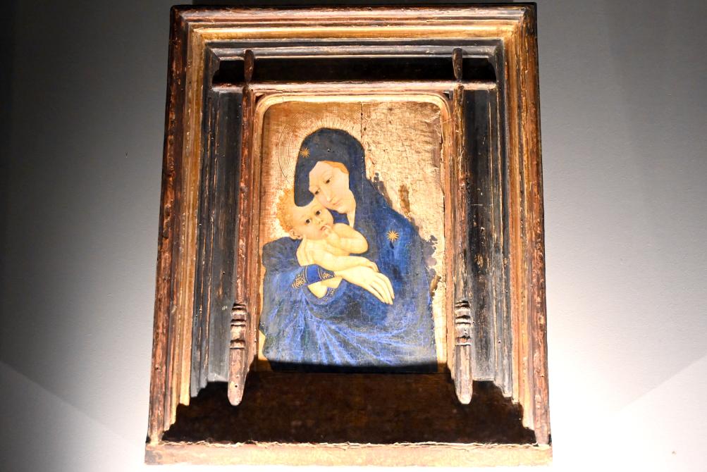 Maria mit Kind, Paris, Musée du Louvre, Saal 714, 15. Jhd., Bild 1/2