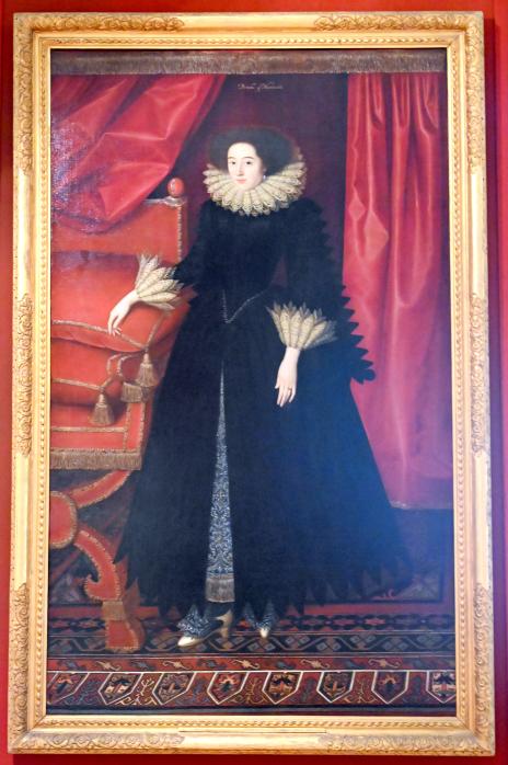William Larkin (1613–1616), Elizabeth Howard, geb. Bassett, London, Kenwood House, Raum 3, um 1614–1618, Bild 1/2