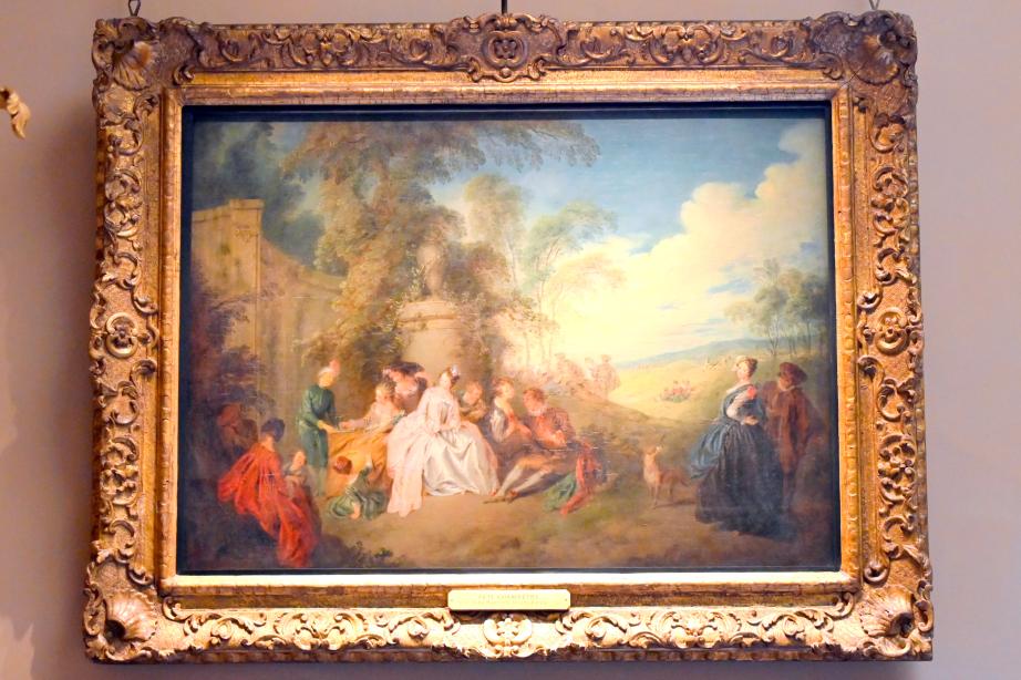 Jean-Baptiste Pater (1730–1736), Galantes Fest (Fête galante), London, Kenwood House, Raum 5, um 1730