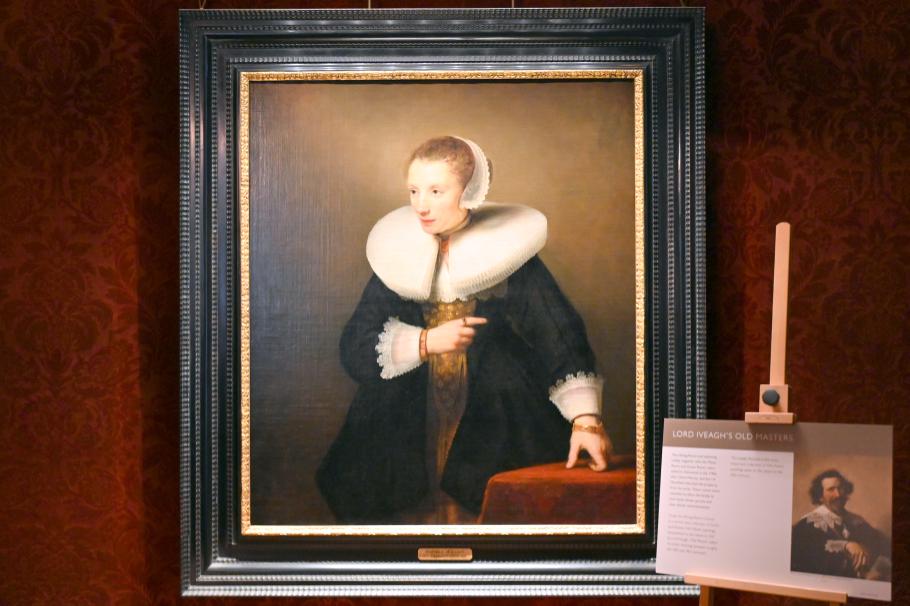 Ferdinand Bol (1643–1665), Porträt einer unbekannten Frau, London, Kenwood House, Raum 6, um 1644, Bild 1/2