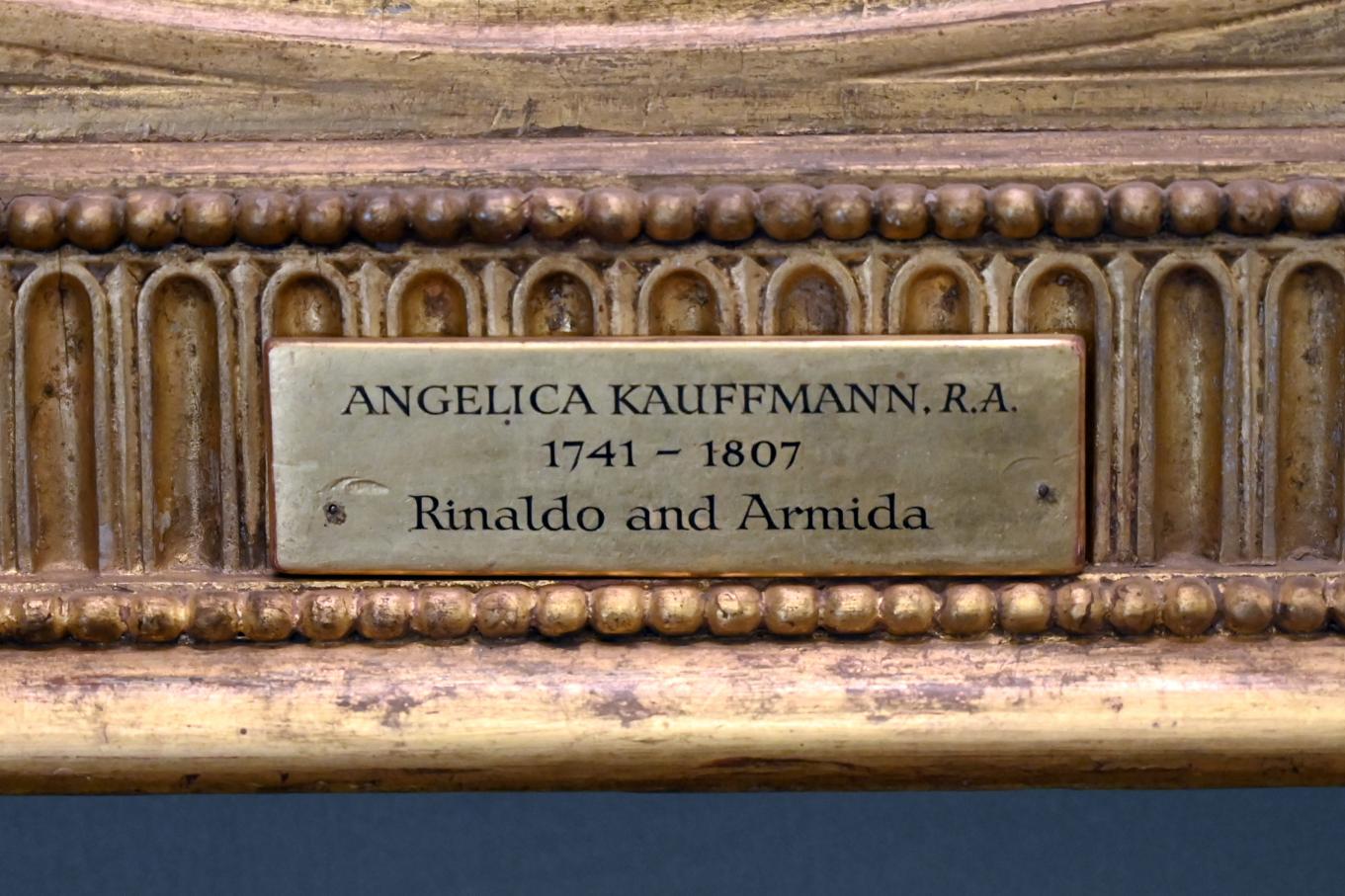 Angelika Kauffmann (1760–1798), Rinaldo und Armida, London, Kenwood House, Raum 9, um 1772, Bild 2/2