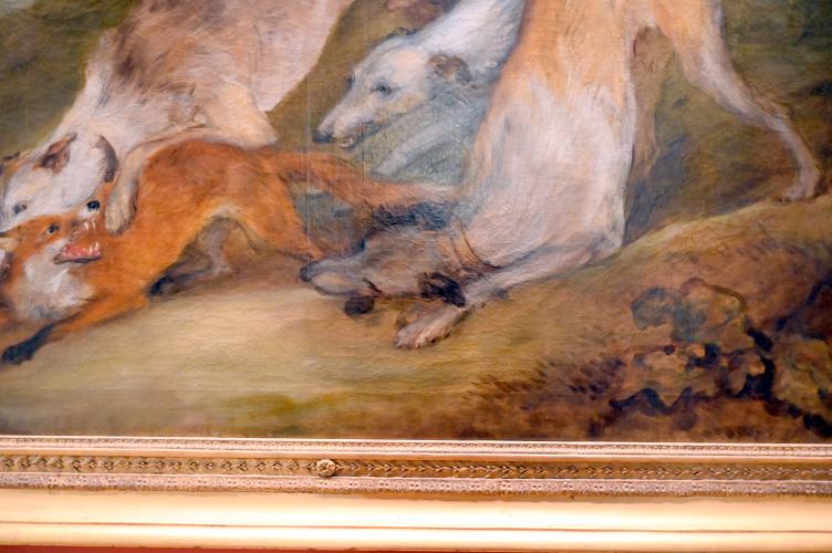 Thomas Gainsborough (1748–1788), Hunde, die einen Fuchs jagen, London, Kenwood House, Raum 11, um 1785, Bild 3/5