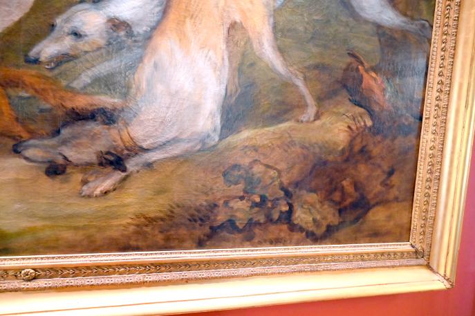 Thomas Gainsborough (1748–1788), Hunde, die einen Fuchs jagen, London, Kenwood House, Raum 11, um 1785, Bild 5/5
