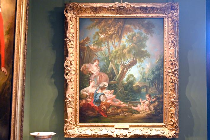 François Boucher (1728–1800), Die Angler, London, Kenwood House, Raum 12, um 1800, Bild 1/2