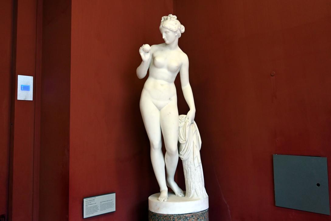 Bertel Thorvaldsen (1805–1836), Venus mit Apfel, Paris, Musée du Louvre, Saal 400, um 1805, Bild 1/4
