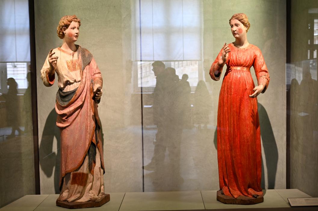 Domenico di Niccolo (1415), Jungfrau der Verkündigung, Pisa, Kirche San Paolo a Ripa d’Arno, jetzt Paris, Musée du Louvre, Saal 160, um 1415, Bild 1/4