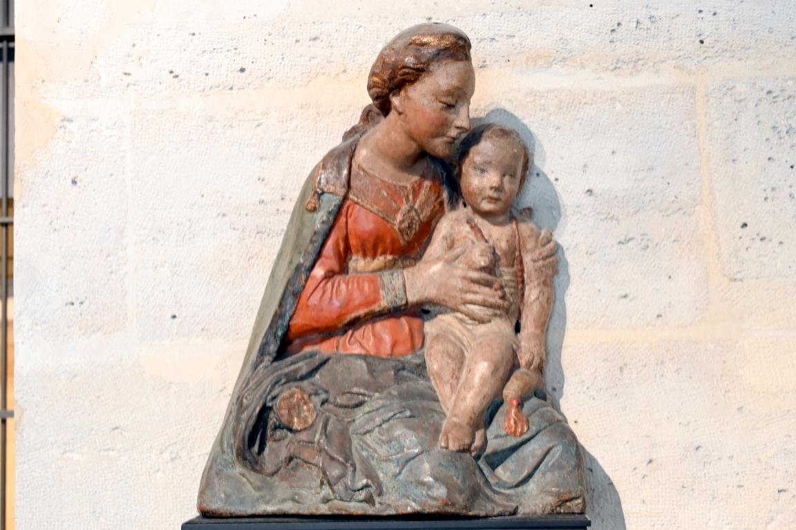 Matteo Civitali (Nachahmer) (Undatiert), Maria mit Kind, Paris, Musée du Louvre, Saal 160, Undatiert, Bild 1/3