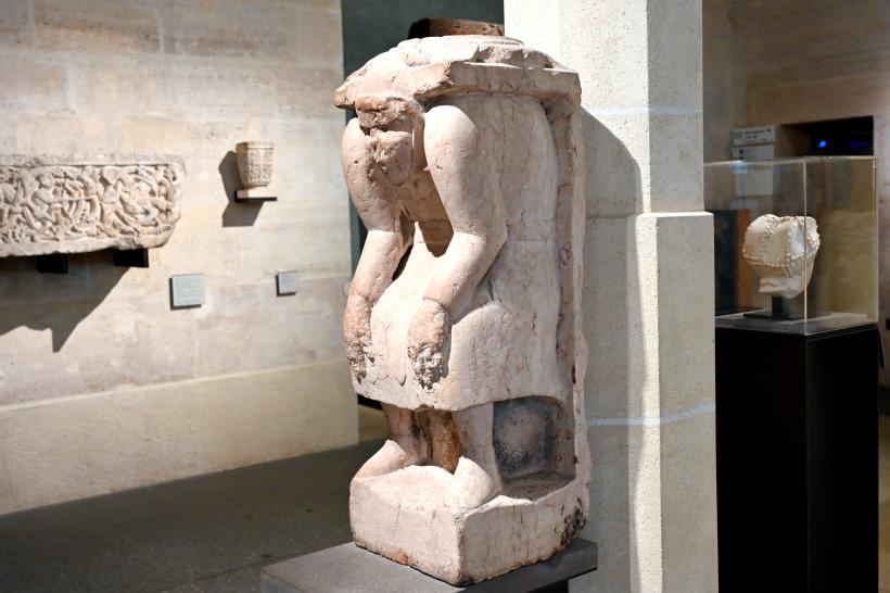 Telamon, Paris, Musée du Louvre, Saal 160, 13. Jhd., Bild 1/3