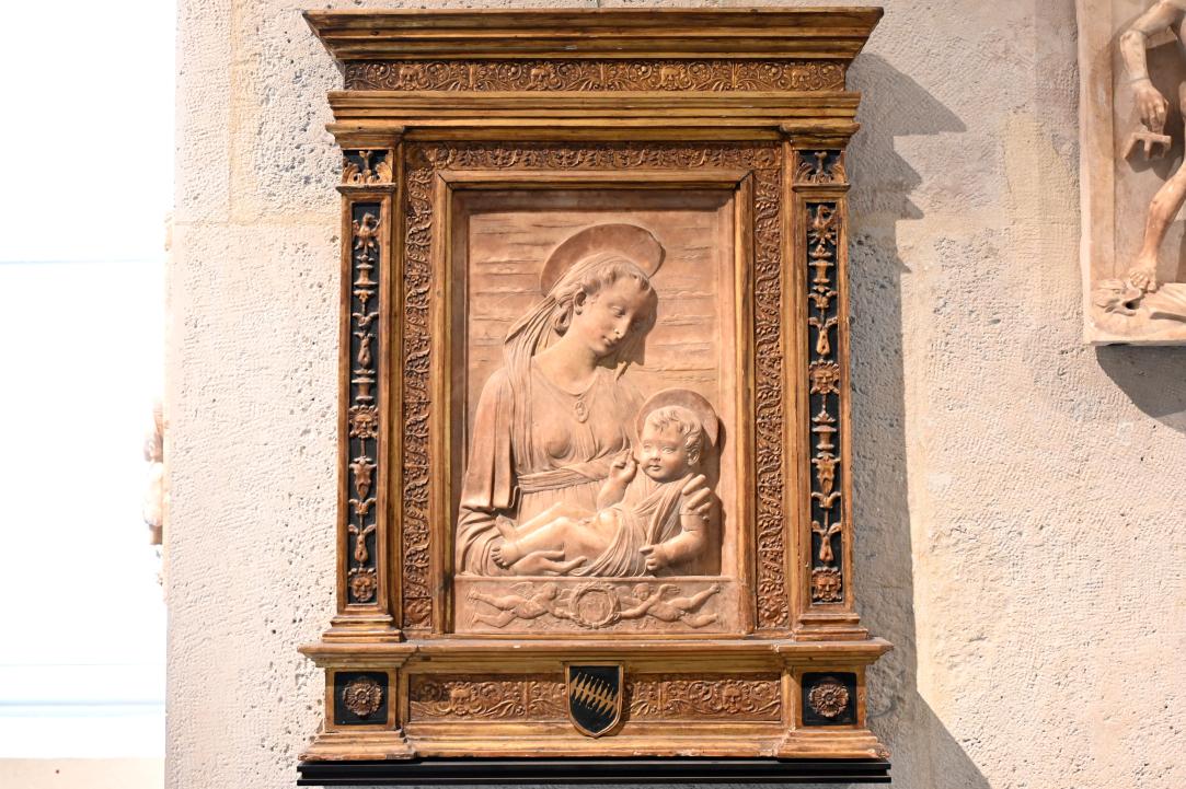 Domenico Rosselli (1475–1498), Maria mit Kind, Paris, Musée du Louvre, Saal 160, um 1450–1500, Bild 1/2