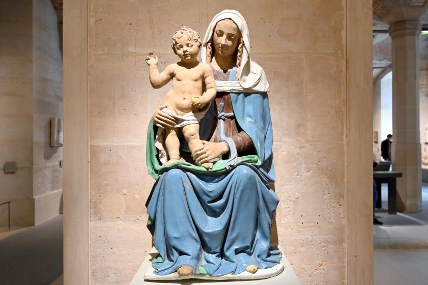 Santi Buglioni (Santi di Michele) (1515), Thronende Maria mit Kind, Paris, Musée du Louvre, Saal 163, Undatiert, Bild 1/4